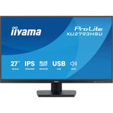iiyama ProLite XU2793HSU-B7 27" monitor Zwart (mat), 100 Hz, HDMI, DisplayPort, USB, Audio, Adaptive Sync