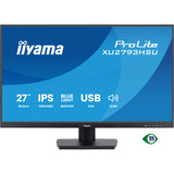 iiyama ProLite XU2793HSU-B7 27" monitor Zwart (mat), 100 Hz, HDMI, DisplayPort, USB, Audio, Adaptive Sync
