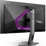 AOC AGON PRO AG276QZD 26.5" gaming monitor Zwart/zilver, 2x HDMI, 2x DisplayPort, 2x USB-A, 240 Hz