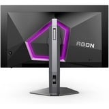 AOC AGON Pro AG276QZD 26.5" gaming monitor Zwart/zilver, 2x HDMI, 2x DisplayPort, 2x USB-A 3.2 (5 Gbit/s), 240 Hz