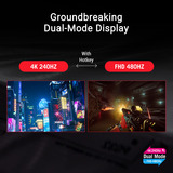 ASUS ROG Swift PG32UCWM 31.5" 4K UHD gaming monitor Zwart, 2x HDMI, 1x DisplayPort, USB Hub, AMD Free-Sync