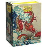 Asmodee Dragon Shield sleeves: The Great Wave 100 stuks
