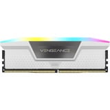 Corsair Vengeance RGB 32 GB DDR5-6000 (2x 16 GB) werkgeheugen Wit, CMH32GX5M2D6000Z38W, XMP, EXPO