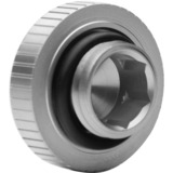 EKWB EK Quantum Torque Plug Satin Ti schroef/ moer Zilver