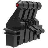 Honeycomb Aeronautical Throttle Pack for Airbus A319 – A380 gaming schubregler Zwart