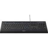 Logitech K280e toetsenbord Zwart, EU lay-out (QWERTY), Rubberdome