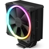 NZXT T120 RGB cpu-koeler Zwart, RGB leds, 4-pins PWM fan-connector