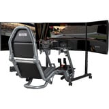 Next Level Racing Round Tube Triple Monitor standaard Zwart