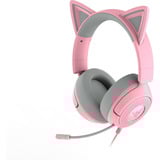 Razer Kraken Kitty V3 X Quartz over-ear gaming headset Roze/grijs