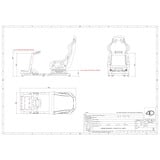 Res-Tech Simply - GT Cockpit racing simulator Zwart/rood