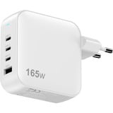Sitecom 165W GaN Power Delivery oplader Wit, 3x USB-C, 1x USB-A