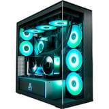 ARCTIC  midi tower behuizing Zwart | 2x USB-A | 1x USB-C | RGB | Window
