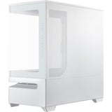 ASUS PRIME AP202 TG ARGB midi tower behuizing Wit | 2x USB-A | 1x USB-C | RGB | Tempered Glass