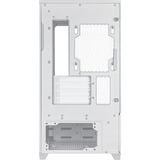 ASUS Prime AP202 midi tower behuizing Wit | 2x USB-A | 1x USB-C | RGB | Tempered Glass