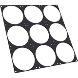 Alphacool Nova 1080 Ventilatorcover 9x120 mm frontje Zwart
