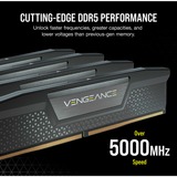 Corsair 32 GB DDR5-6400 Kit werkgeheugen Zwart, CMK32GX5M2B6400C32, Vengeance, XMP