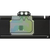 Corsair Hydro X Series XG7 RGB 40-SERIES GPU Water Block (4090 SUPRIM/TRIO) waterkoeling Zwart, Incl. backplate