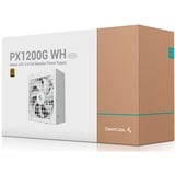 DeepCool PX1200G, 1200 Watt voeding  Wit, 3x PCIe, Kabelmanagement