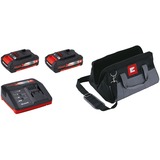 Einhell Power Tool Kit 18V gereedschapsset Rood/zwart, Tas, Snellader en 2 accu's inbegrepen