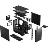 Fractal Design Define 7 Nano Black Solid midi tower behuizing Zwart | 4x USB-A | 1x USB-C