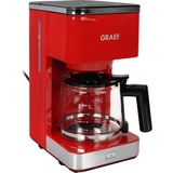 Graef Filterkoffiemachine FK403 koffiefiltermachine Rood/roestvrij staal