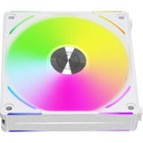 Lian Li UNI FAN AL120 V2 Single Pack case fan Wit, 4-pins PWM fan-connector, RGB leds