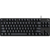 Logitech G413 TKL SE Mechanical, gaming toetsenbord Zwart, BE Lay-out, Witte leds, TKL