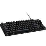 Logitech G413 TKL SE Mechanical, gaming toetsenbord Zwart, BE Lay-out, Witte leds, TKL