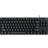 Logitech G413 TKL SE mechanisch gaming toetsenbord Zwart, BE lay-out (AZERTY), 80% (TKL)	, Witte leds