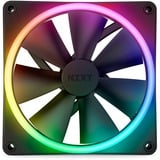 NZXT F140 RGB DUO Single 140x140x25 case fan Zwart, Zonder controller