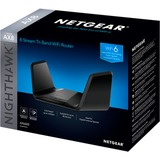 Netgear Nighthawk Tri-band AX8 8-Stream AX6600 WiFi 6 Router  Zwart