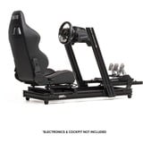 Next Level Racing GTElite Lite - Wheel Plate Edition racingsimulator Zwart