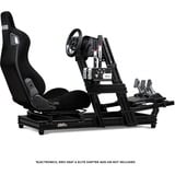 Next Level Racing GTElite Lite - Wheel Plate Edition racingsimulator Zwart