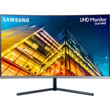 SAMSUNG LU32R590CWPXEN 32" 4K UHD Curved monitor Donkerblauwgroen, HDMI, DisplayPort