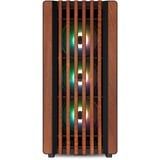 Sharkoon Rebel C70M RGB midi tower behuizing Zwart | 2x USB-A | 1x USB-C | RGB