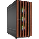 Sharkoon Rebel C70M RGB midi tower behuizing Zwart | 2x USB-A | 1x USB-C | RGB