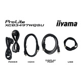 iiyama ProLite XCB3494WQSU-B1 34" Curved UltraWide monitor Zwart, HDMI, DisplayPort, USB, AMD Free-Sync