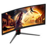 AOC CU34G4ZCA 34" Curved UltraWide gaming monitor Zwart/rood, HDMI, Displayport, USB-C, 250 Hz