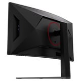 AOC CU34G4ZCA 34" Curved UltraWide gaming monitor Zwart/rood, HDMI, Displayport, USB-C, 250 Hz