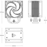 ARCTIC Freezer 36 CO CPU-koeler Aluminium, 4-pin PWM