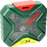 Bosch 34-delige X-Line Classic boren- en schroefbitset boor- en bitset Groen