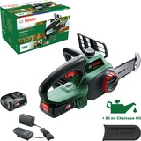 Bosch UniversalChain 18 | 1x 2,5Ah elektrische kettingzaag Groen/zwart, Accukettingzaag