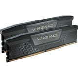 Corsair 64 GB DDR5-5200 Kit werkgeheugen Zwart, CMK64GX5M2B5200C40, Vengeance, XMP 3.0