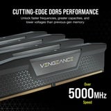 Corsair 64 GB DDR5-5200 Kit werkgeheugen Zwart, CMK64GX5M2B5200C40, Vengeance, XMP 3.0