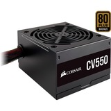 Corsair CV550 550W voeding Zwart, 2x PCIe