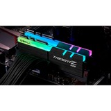 G.Skill 16 GB DDR4-3200 Kit werkgeheugen Zwart, F4-3200C16D-16GTZR, Trident Z RGB, XMP