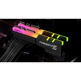 G.Skill 16 GB DDR4-3200 (2x 8 GB) Kit werkgeheugen Zwart, F4-3200C16D-16GTZR, Trident Z RGB, XMP