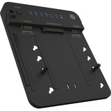ICY BOX Dockingstation voor M.2 NVMe SSD + 2.5"/3.5" SATA SSD/HDD met clone functie Zwart, USB 3.2 Gen 2 Type-C