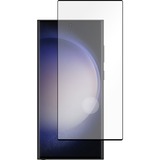 Just in Case Samsung Galaxy S23 Ultra - Tempered Glass screenprotector Transparant/zwart
