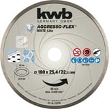 KWB Aggresso-Flex White-Line Diamant Doorslijpschijf 180mm 